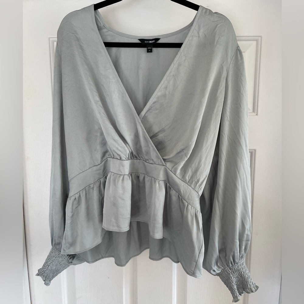 Express Teal Blouse